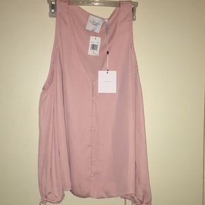 L’Academie Knit Shoulder cut-outs long sleeve